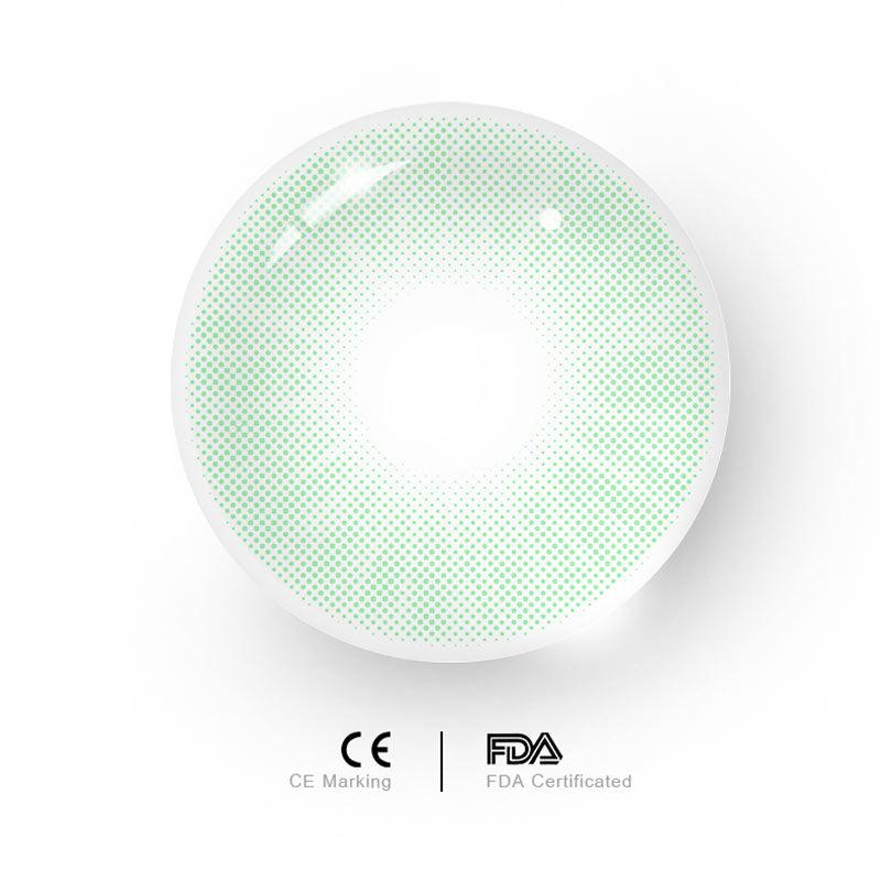 MYEYEBB Hidrocor II Verde Colored Contact Lenses Contacts - Myeyebb
