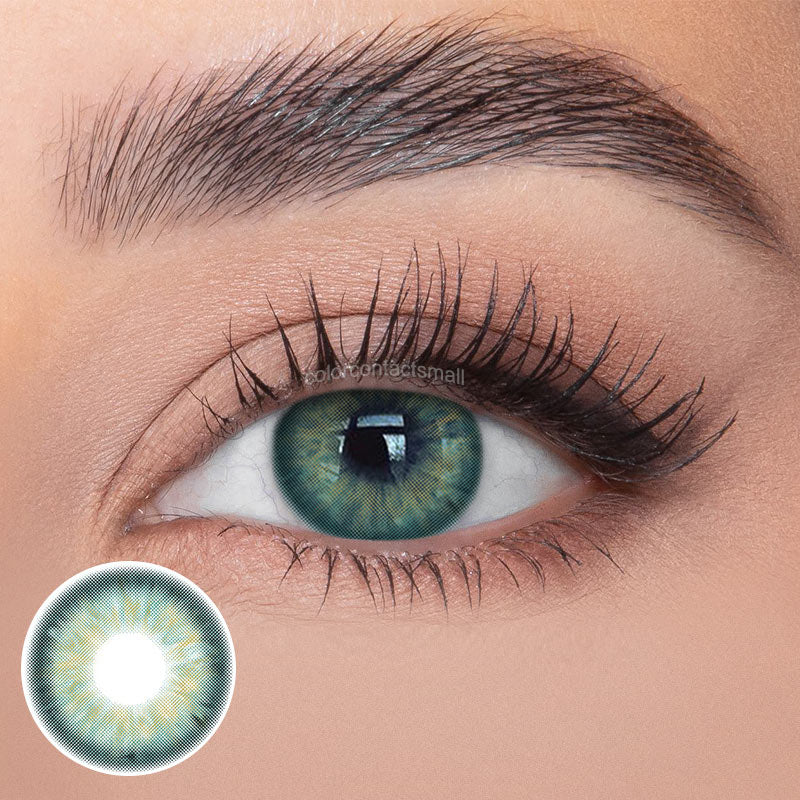 Aegean Sea II Green Colored Contact Lenses