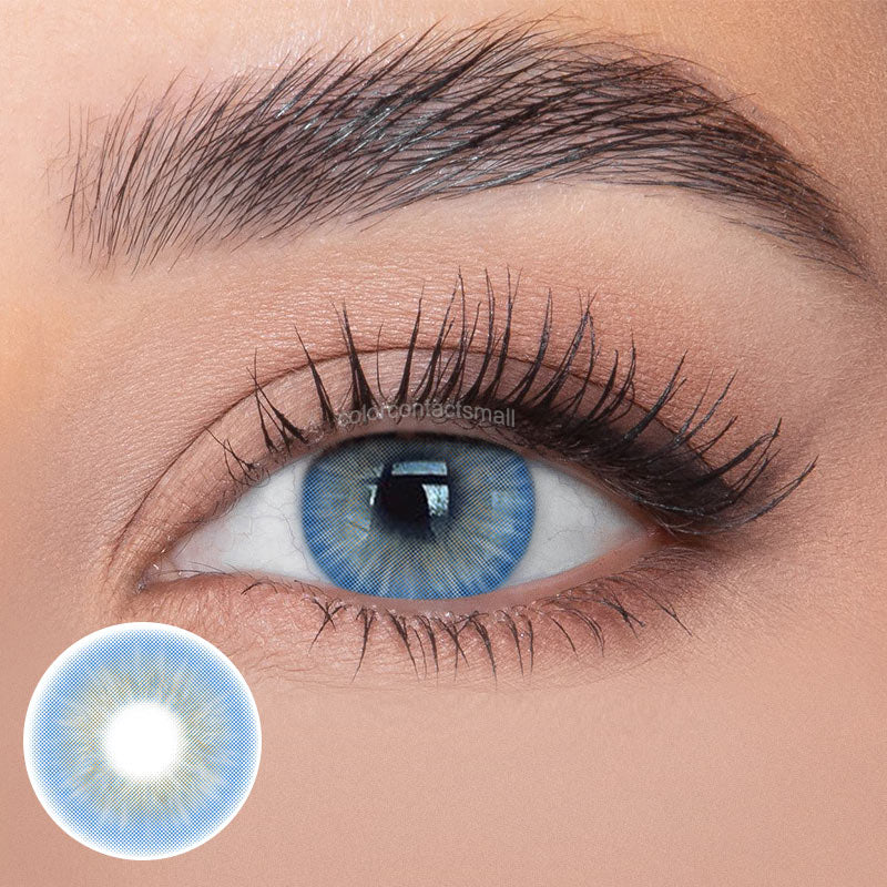 Sin Blue Colored Contact Lenses