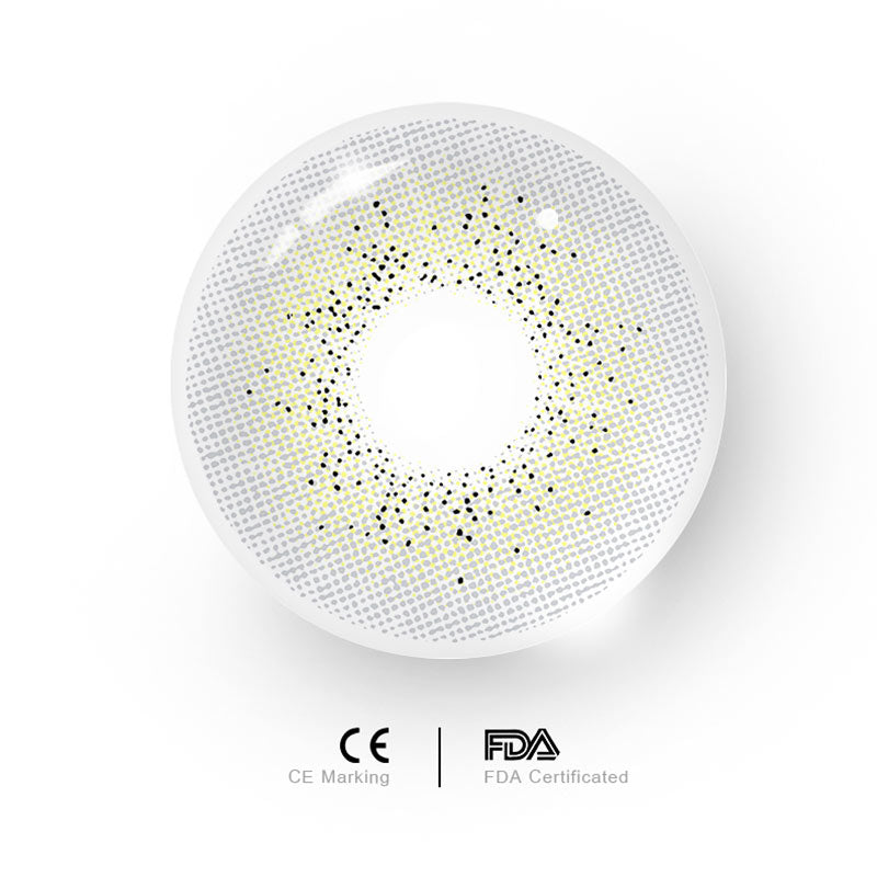 Ocean Cyan-Grey Colored Contact Lenses