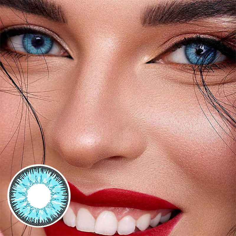 Vika Blue Colored Contact Lenses
