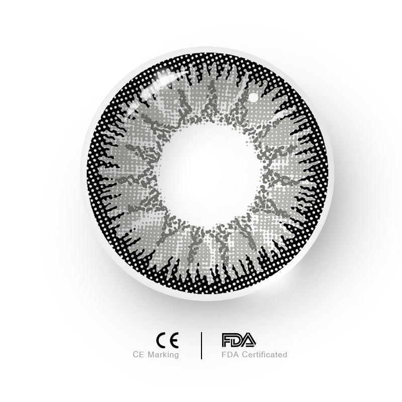 Vika Grey Colored Contact Lenses