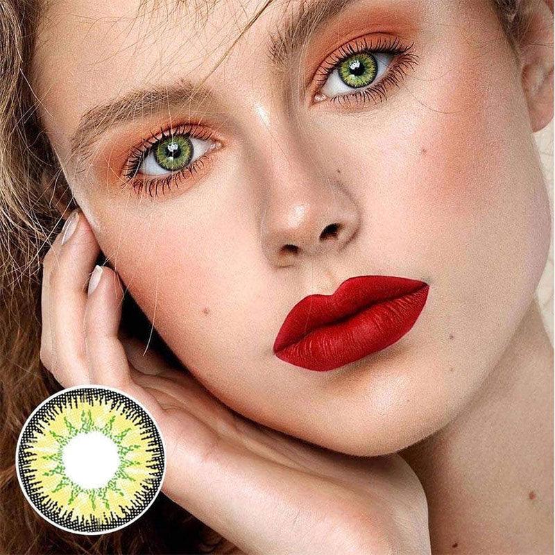 MYEYEBB Wild Nature Sand Yellow Colored Contact Lenses Contacts - Myeyebb