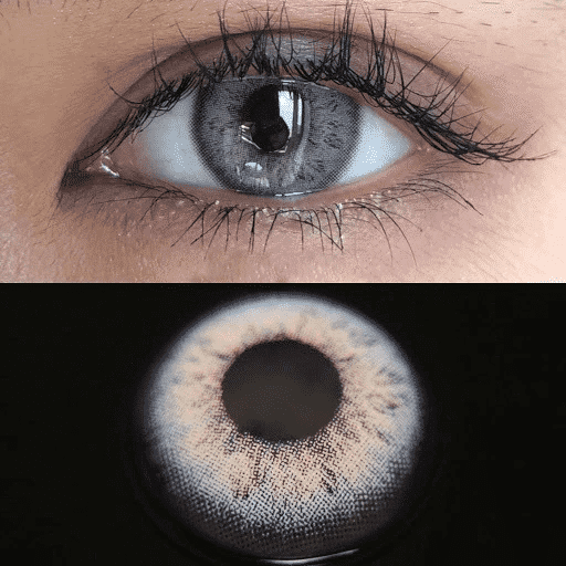 MYEYEBB Cow Boy Grey Colored Contact Lenses - Myeyebb