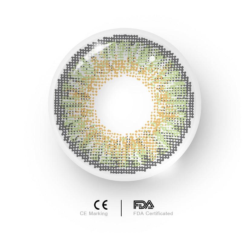 MYEYEBB Mona Lisa Green Colored Contact Lenses Contacts - Myeyebb