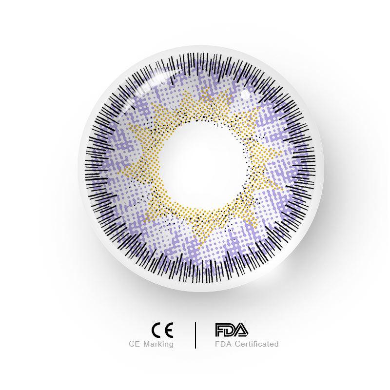 MYEYEBB Jungle Purple Men Colored Contact Lenses - Myeyebb