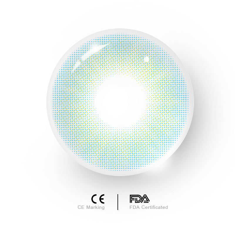 Aurora Blue Colored Contact Lenses
