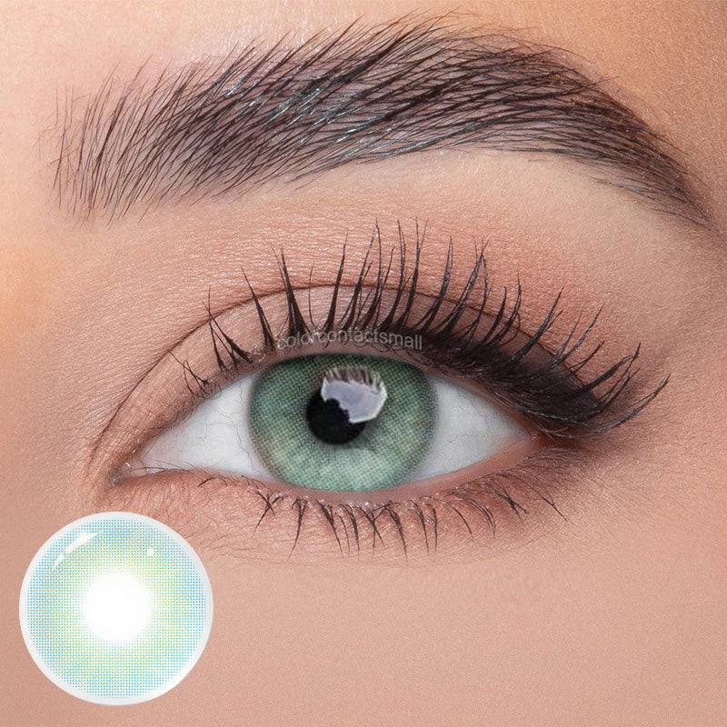 Aurora Blue Colored Contact Lenses