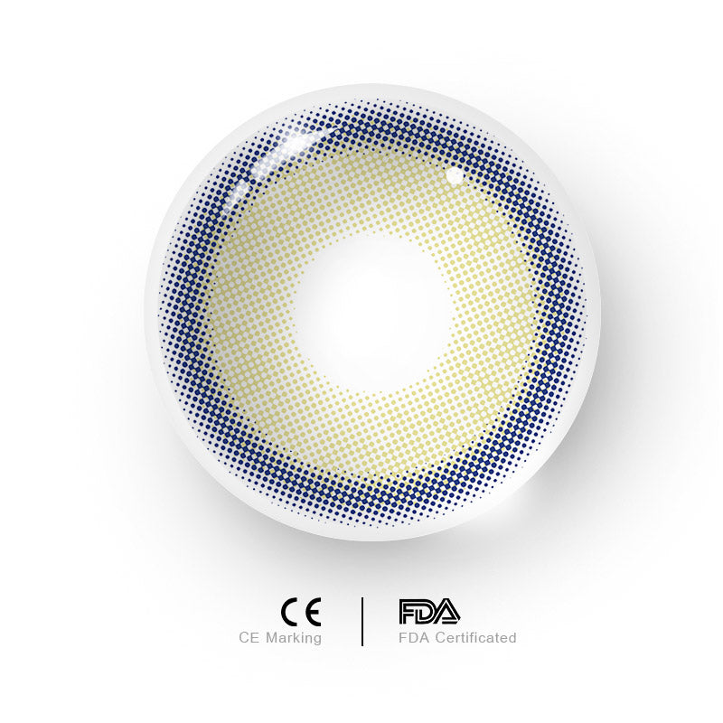 Sweet Sour Yellow Brown Colored Contact Lenses