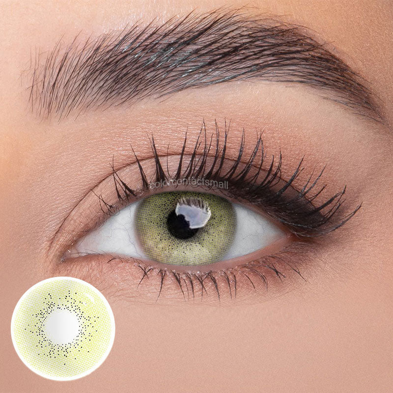Ocean Brown Green Colored Contact Lenses