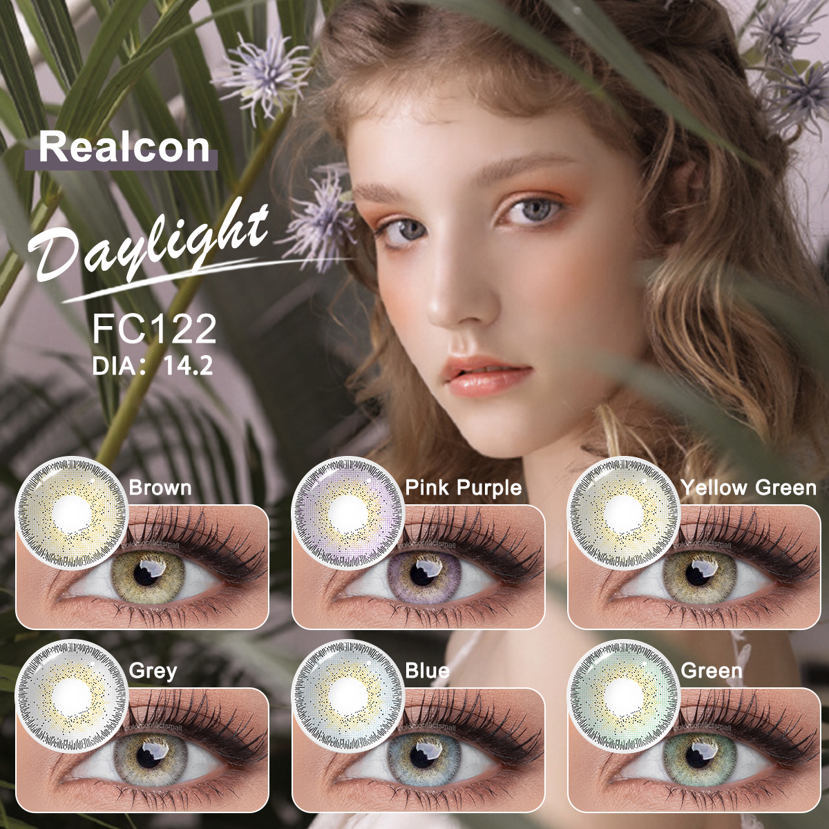 Lusanwy Daylight II collection colored contacts for wholesale
