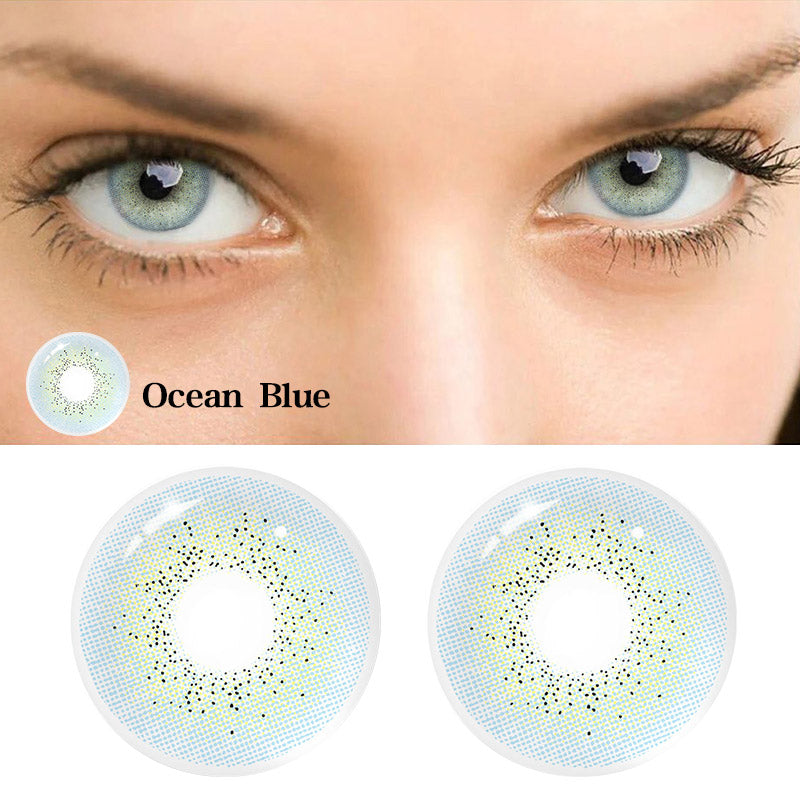 Ocean Blue Colored Contact lenses