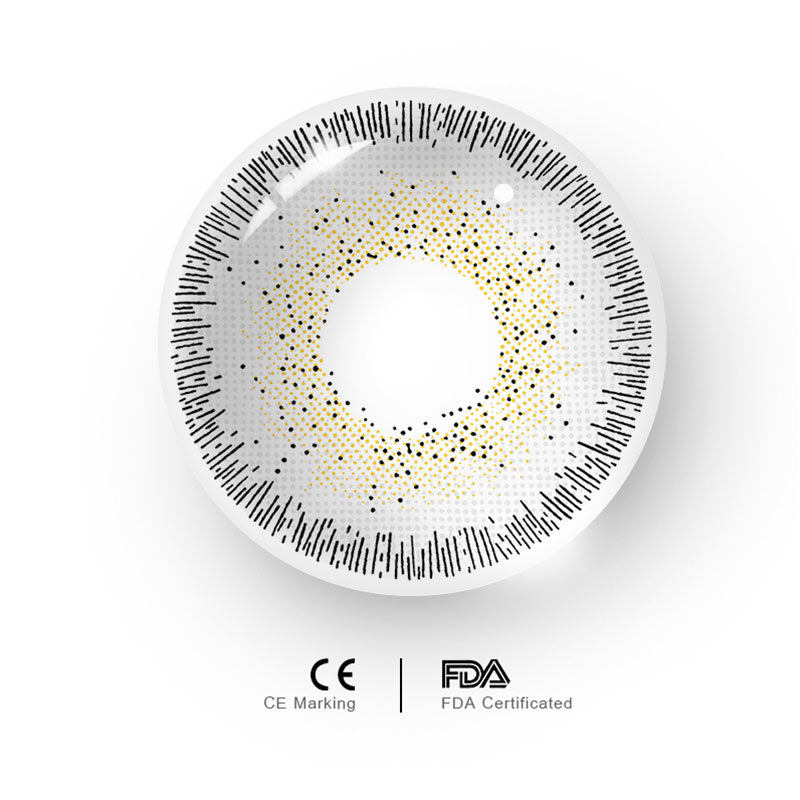Daylight Grey Colored Contact Lenses