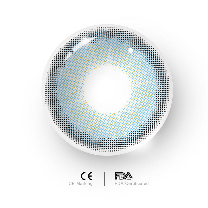 Moonbeam I Blue Colored Contact Lenses