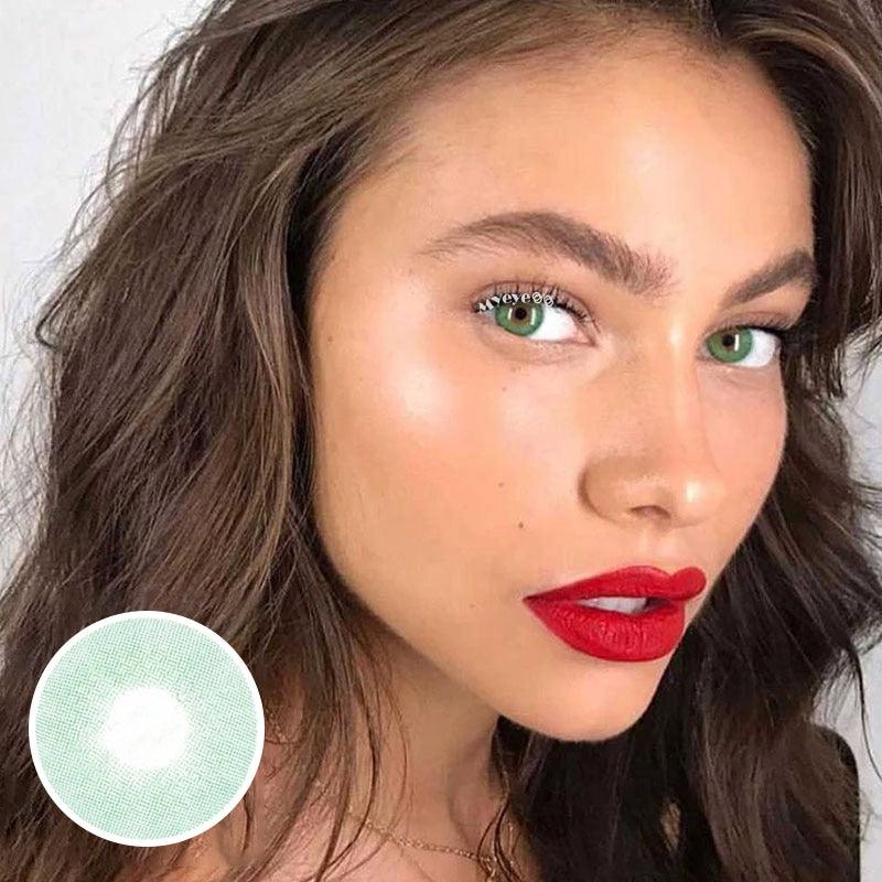 MYEYEBB Hidrocor II Verde Colored Contact Lenses Contacts - Myeyebb