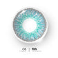 3-tone Bright Blue Colored Contact Lenses