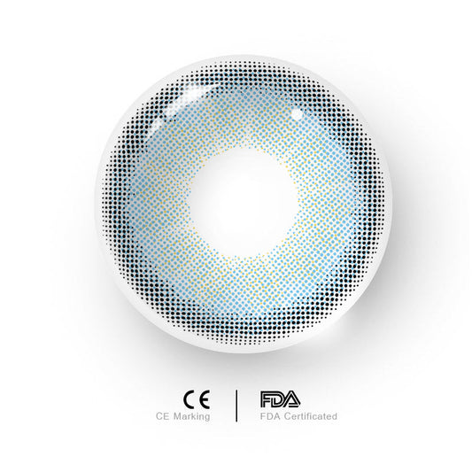 Moonbeam I Blue Colored Contact Lenses